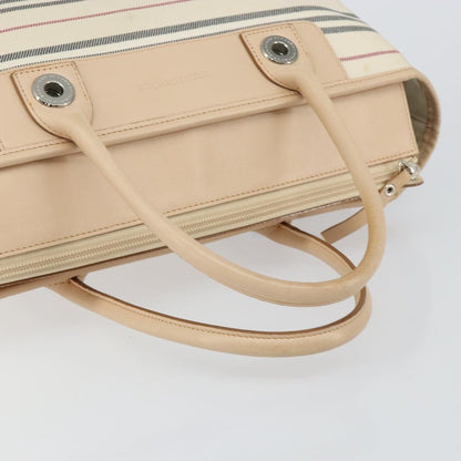 Burberry Nova Check Tote Canvas and Leather, BEIGE, CANVAS, Tote bag
