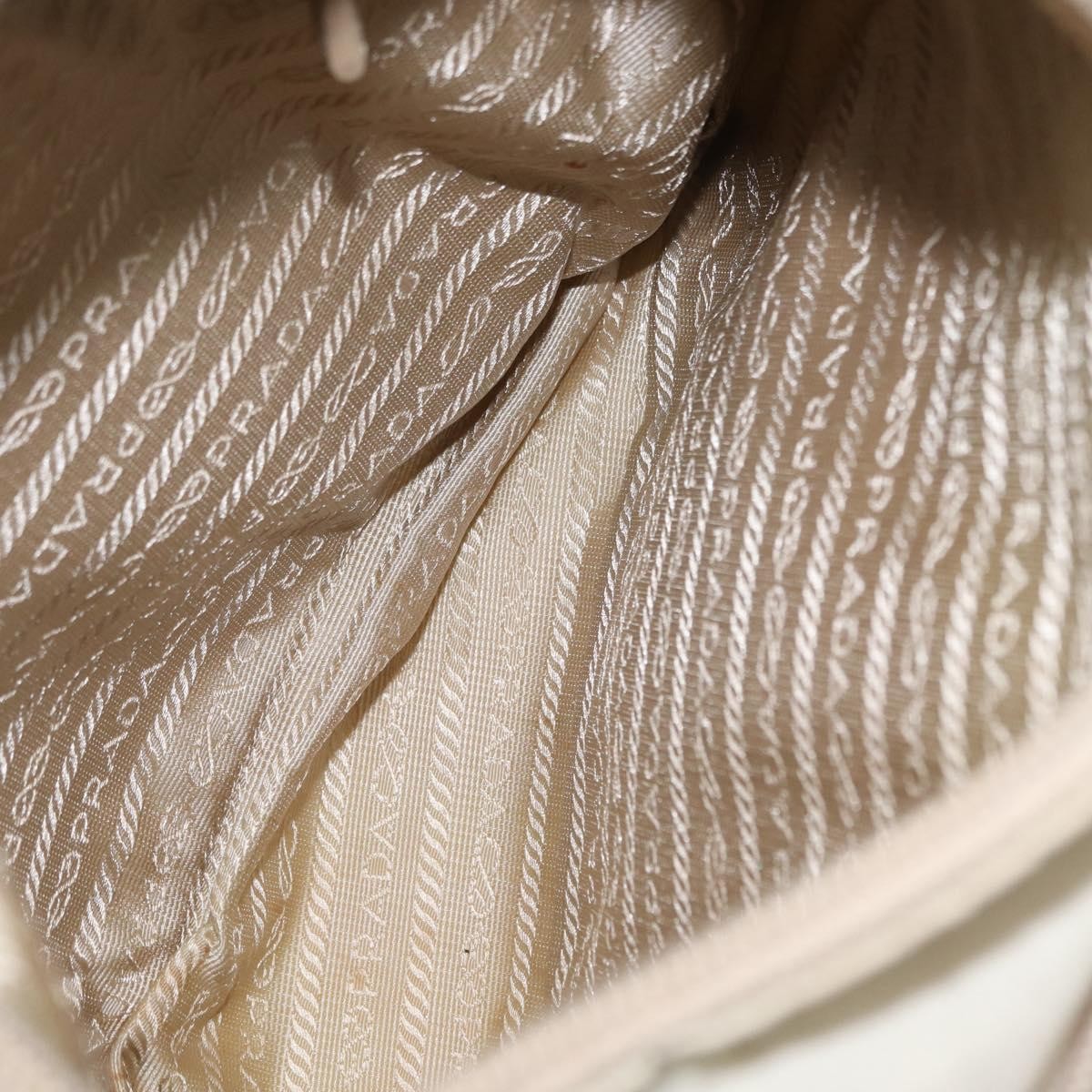 Prada Buckle Messenger Bag Tessuto, BEIGE, NYLON, Shoulder bag