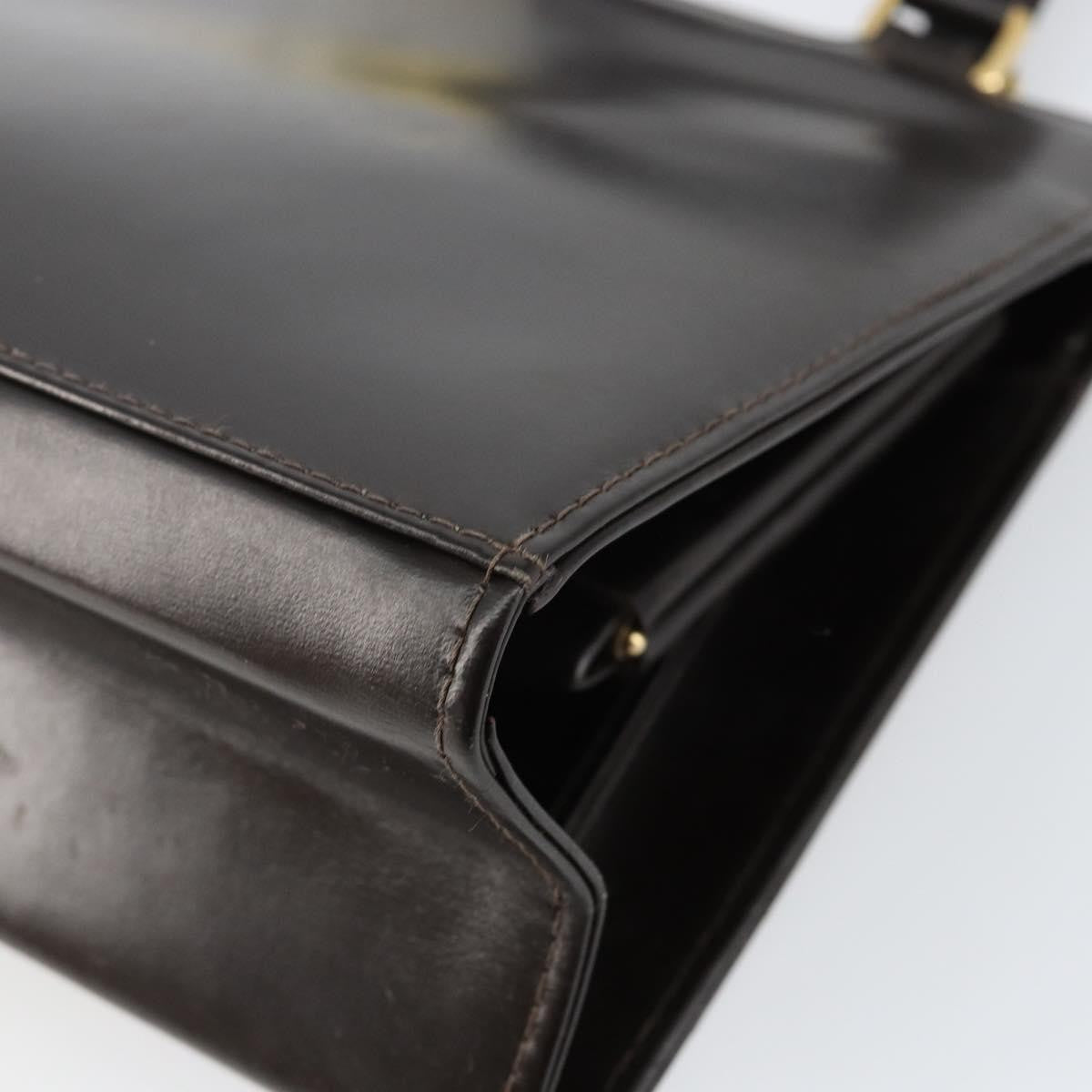 Fendi Vintage Top Handle Bag Leather, BROWN, LEATHER, Handbag