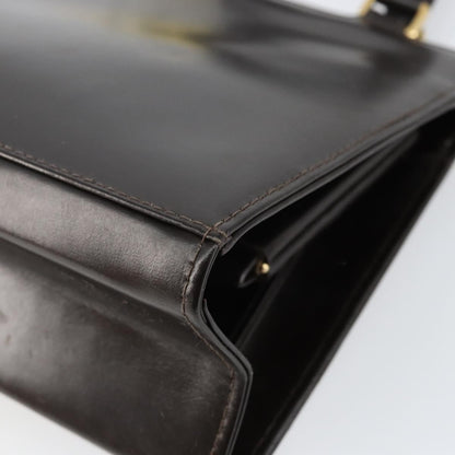 Fendi Vintage Top Handle Bag Leather, BROWN, LEATHER, Handbag