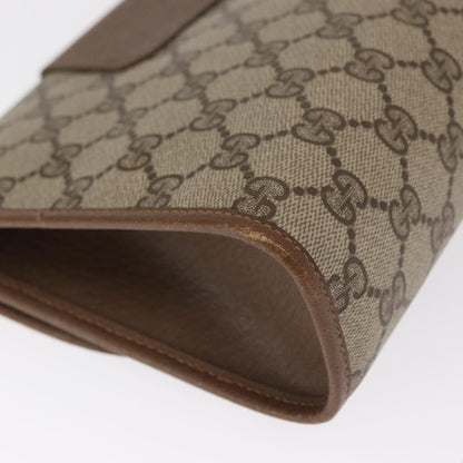Gucci Vintage old clutch Canvas, BEIGE, PVC, Clutche & pouche