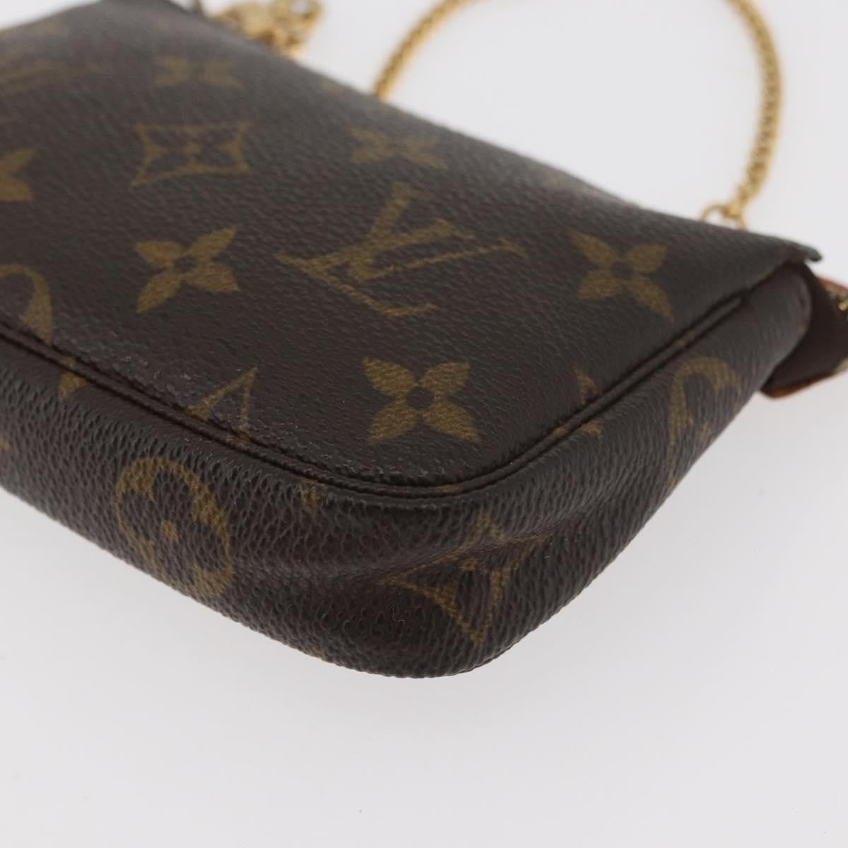 Louis Vuitton Pochette Accessoires Monogram Canvas, Brown, Canvas, Clutch