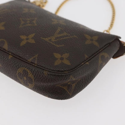 Louis Vuitton Pochette Accessoires Monogram Canvas, Brown, Canvas, Clutch