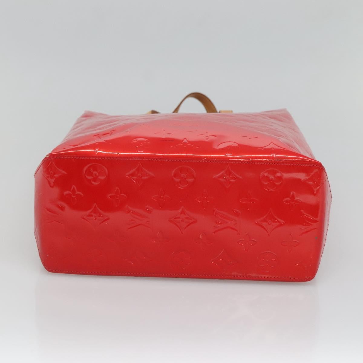 Louis Vuitton Reade Handbag Monogram Vernis, RED, PATENT_LEATHER, Handbag