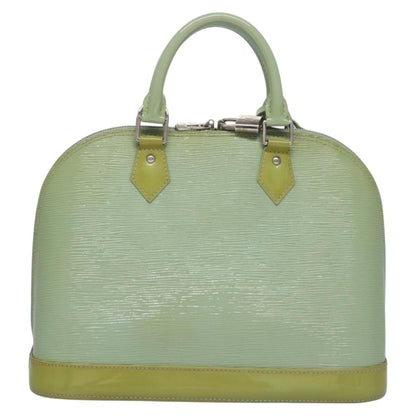 Louis Vuitton Alma Handbag Electric Epi Leather, GREEN, PATENT_LEATHER, Handbag