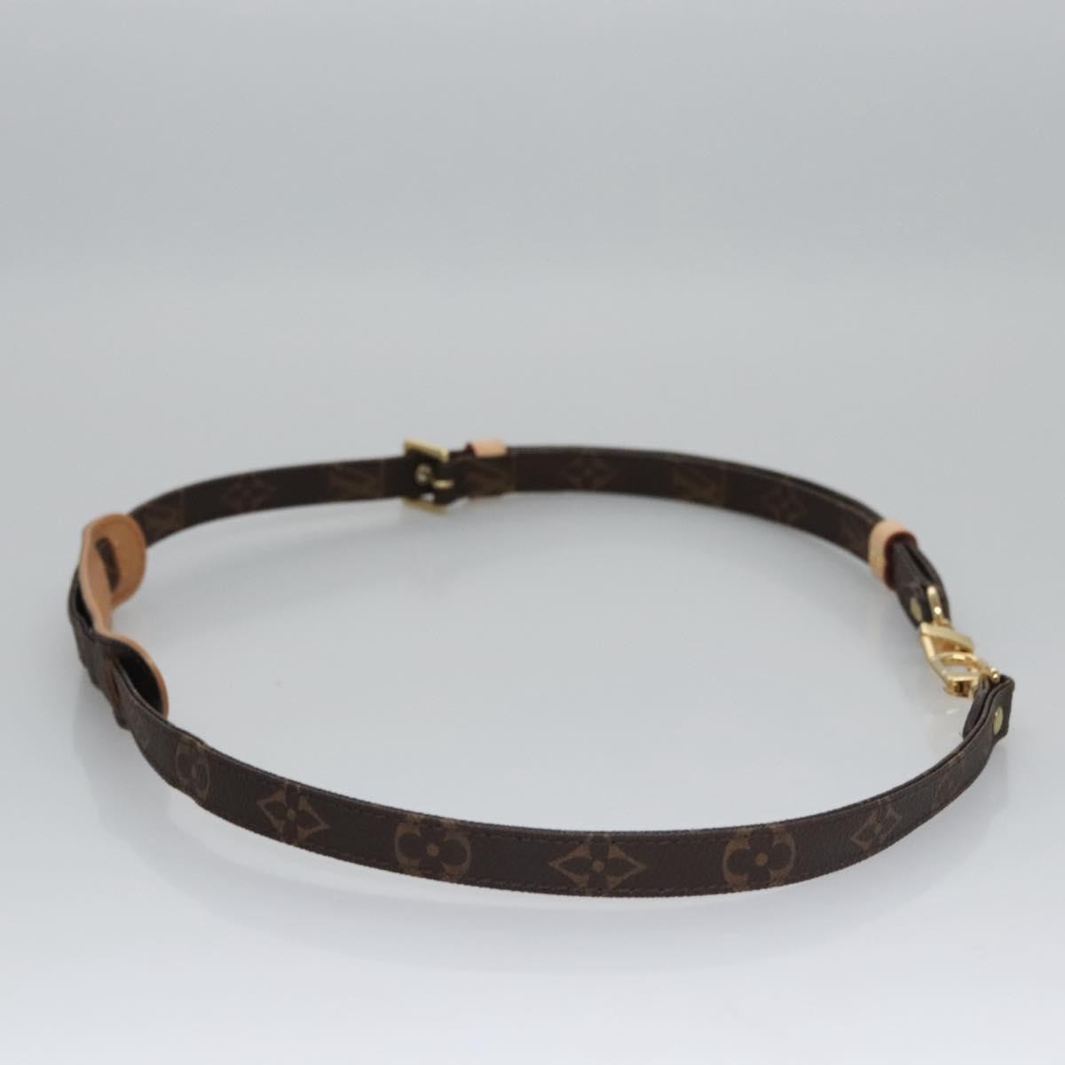 Louis Vuitton Adjustable Shoulder Strap Monogram Canvas, BROWN, CANVAS, Straps