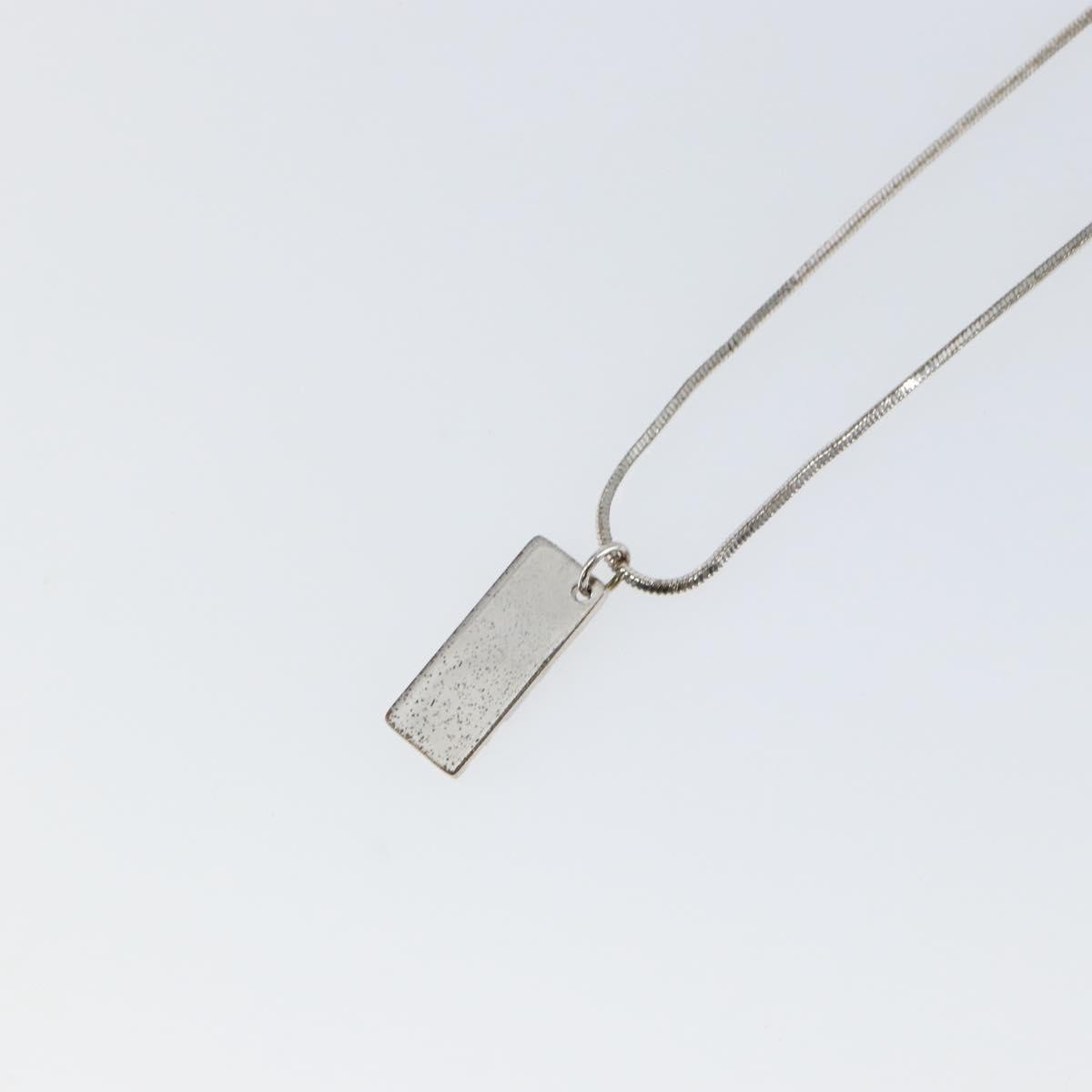 Christian Dior Trotter Pendant Necklace Metal, SILVER, METAL, Necklace