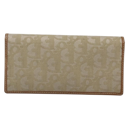 Christian Dior Trotter French Wallet Diorissimo Canvas, GREEN, CANVAS, Wallets