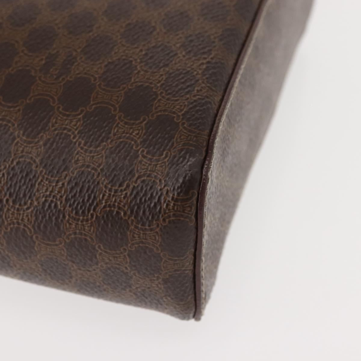 Celine Macadam Vanity Bag Canvas, BROWN, CANVAS, Handbag