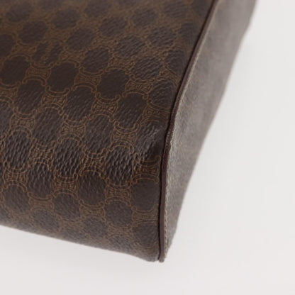 Celine Macadam Vanity Bag Canvas, BROWN, CANVAS, Handbag