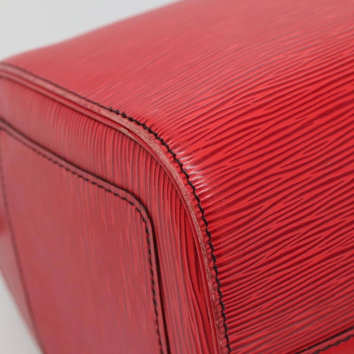 Louis Vuitton Speedy Handbag Epi Leather, RED, LEATHER, Handbag