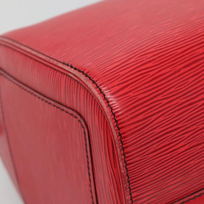 Louis Vuitton Speedy Handbag Epi Leather, RED, LEATHER, Handbag