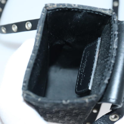 Christian Dior Vintage Trotter Pouch Diorissimo Canvas, BLACK, CANVAS, Clutche & pouche