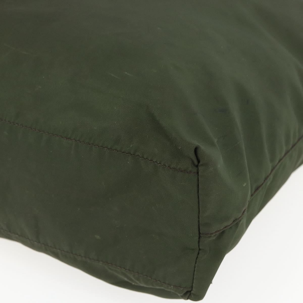 Prada Open Tote Tessuto, KHAKI, NYLON, Tote bag