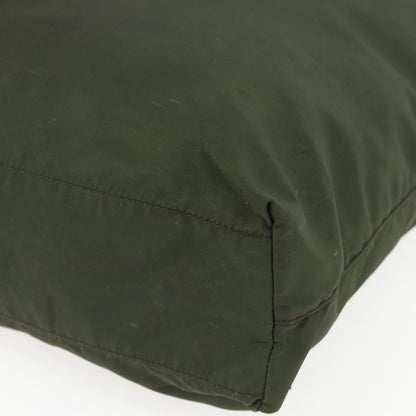 Prada Open Tote Tessuto, KHAKI, NYLON, Tote bag