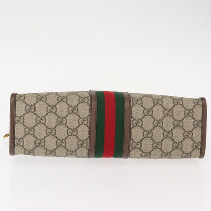 Gucci Ophidia Pouch GG Coated Canvas, BEIGE, CANVAS, Clutche & pouche