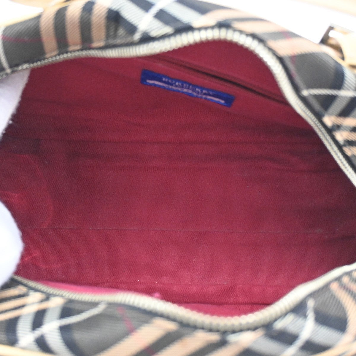 Burberry Blue Label Handbag Canvas, BLACK, CANVAS, Handbag