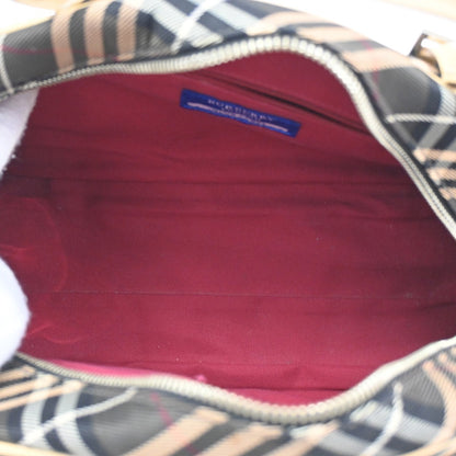 Burberry Blue Label Handbag Canvas, BLACK, CANVAS, Handbag