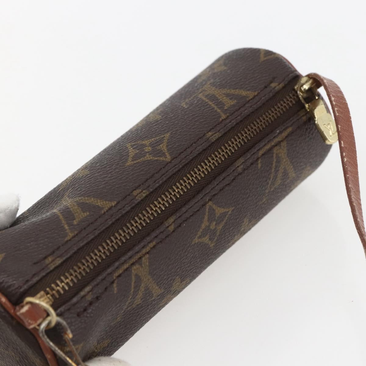 Louis Vuitton Papillon Pochette Monogram Canvas, BROWN, CANVAS, Clutche & pouche