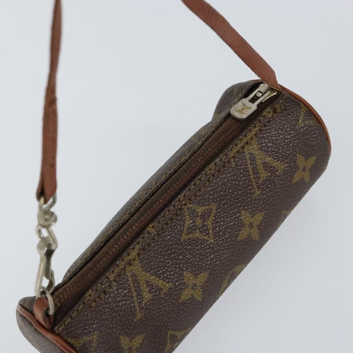 Louis Vuitton Papillon Pochette Monogram Canvas, BROWN, CANVAS, Clutche & pouche