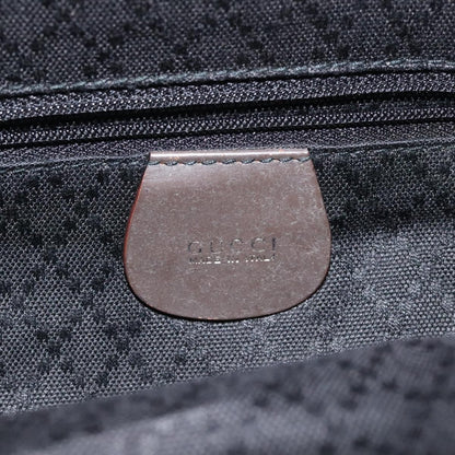 Gucci Vintage Bamboo Handle Tote Nylon, BROWN, NYLON, Tote bag