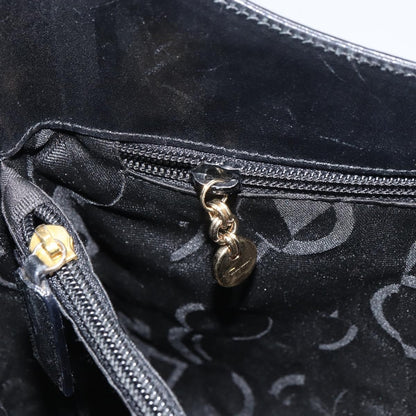 Salvatore Ferragamo Gancio Flap Hobo Leather, BLACK, LEATHER, Shoulder bag