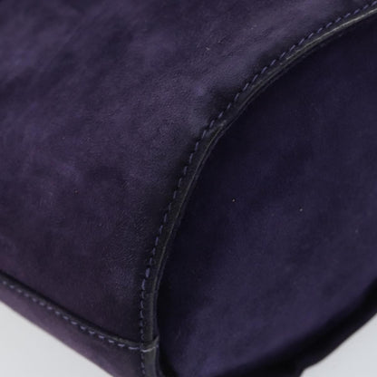 Salvatore Ferragamo Vala Handbag Suede, PURPLE, SUEDE, Handbag
