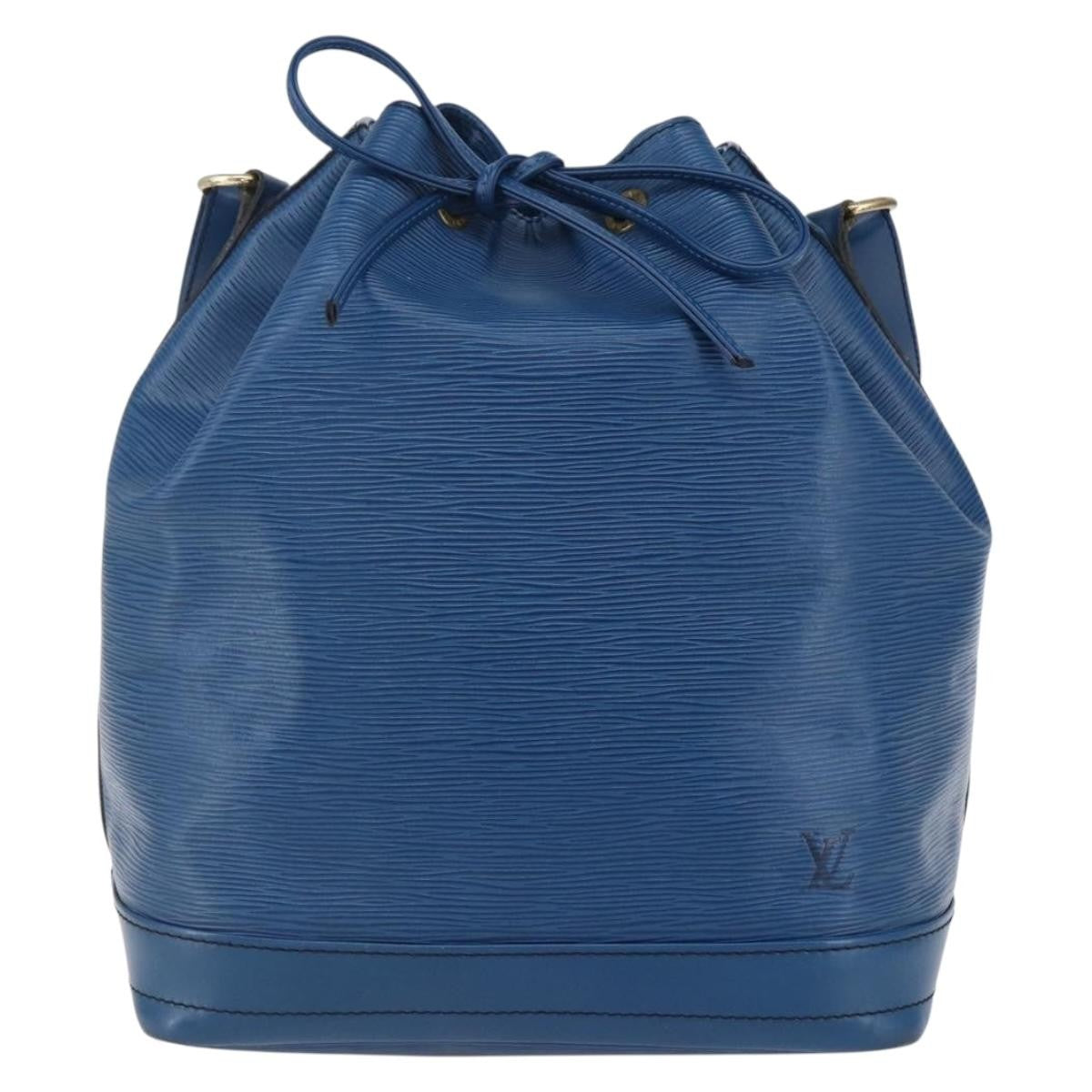 Louis Vuitton Noe Handbag Epi Leather, BLUE, LEATHER, Shoulder bag