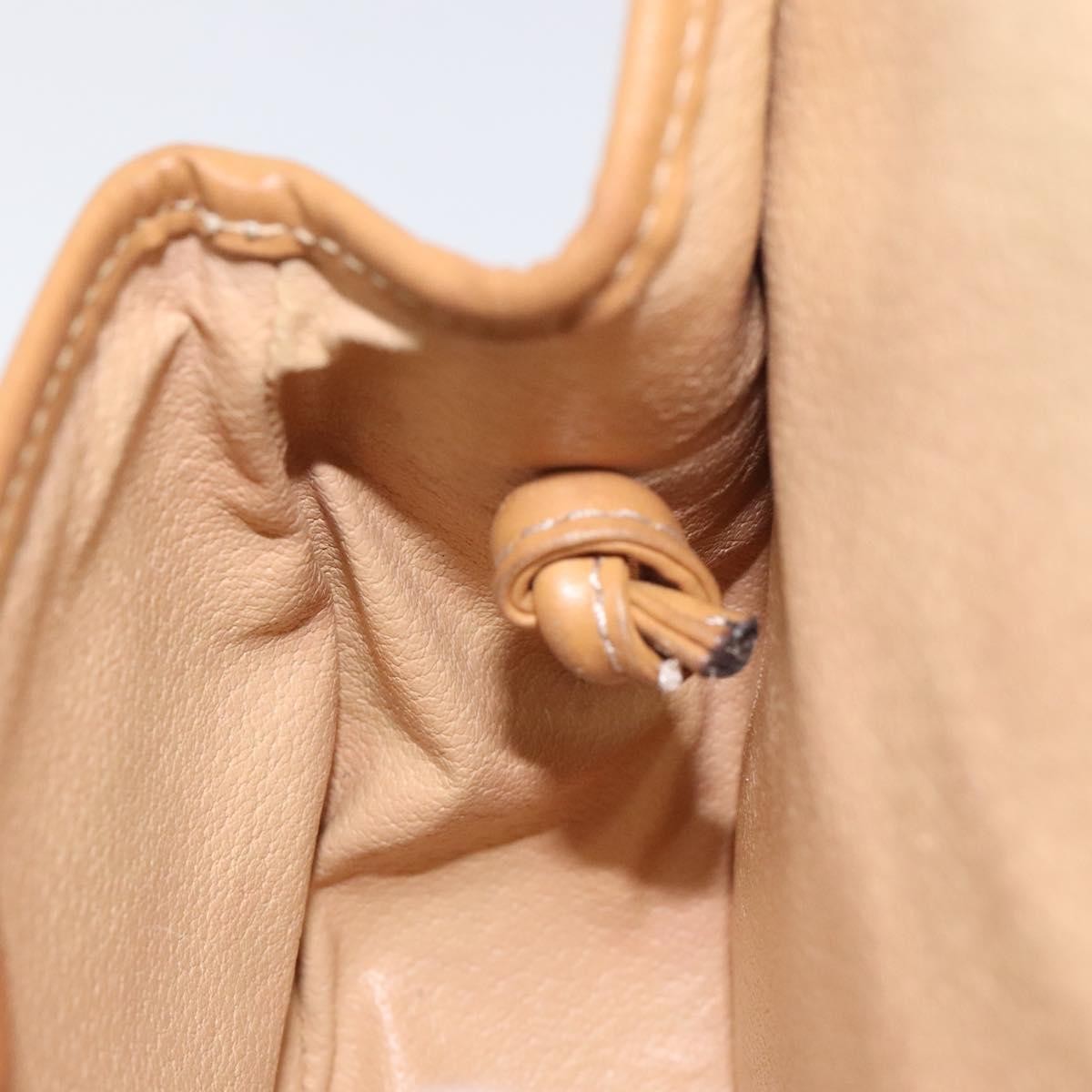 Celine Vintage Macadam Shoulder Bag Canvas, BEIGE, CANVAS, Shoulder bag