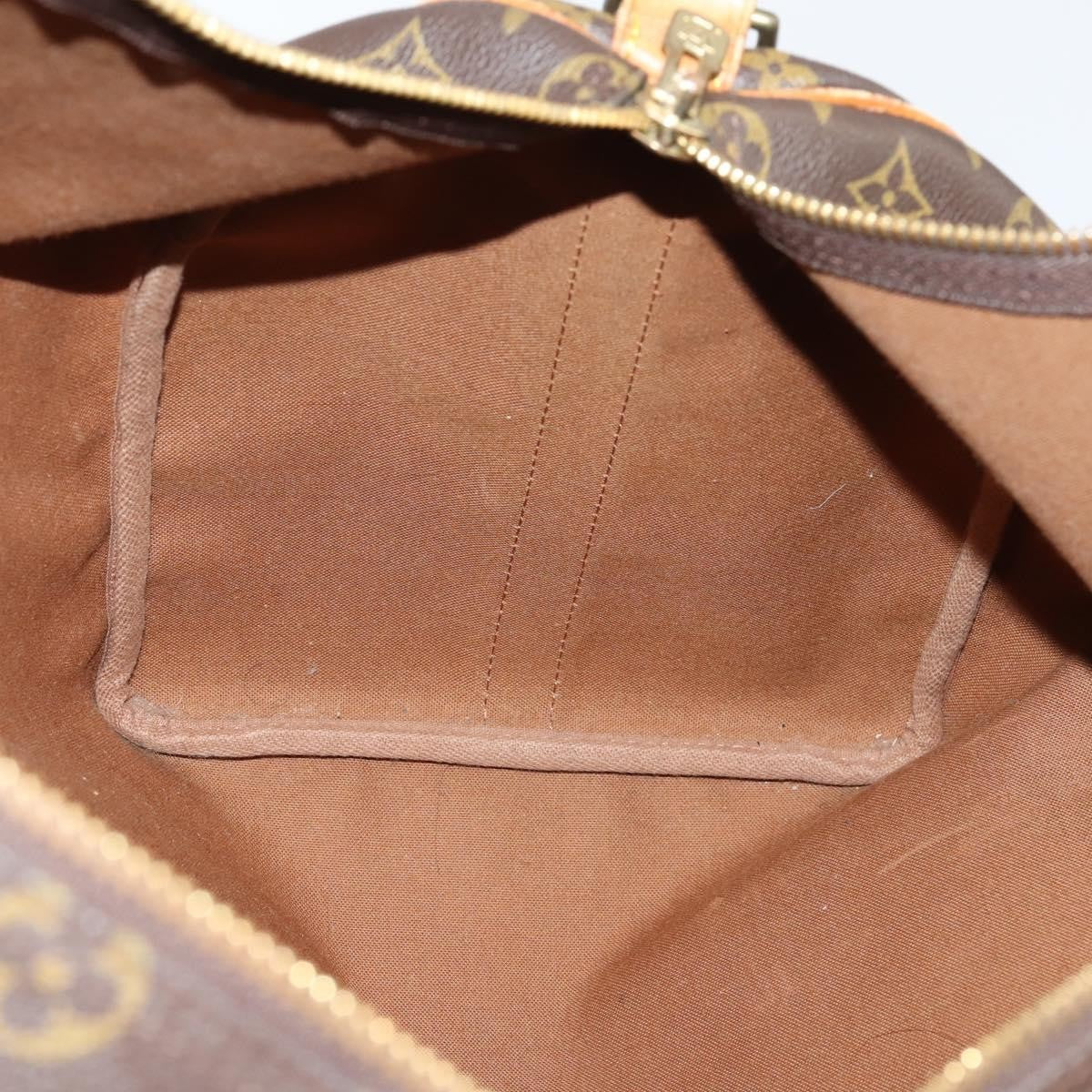 Louis Vuitton Keepall Bandouliere Bag Monogram Canvas, BROWN, CANVAS, Travel bag