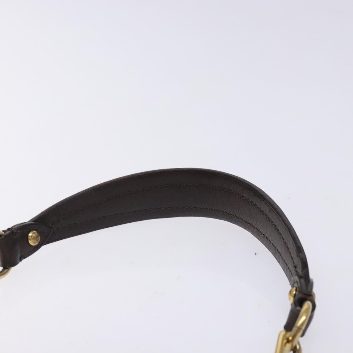 Louis Vuitton Charms Pochette PVC Over Printed Silk, BROWN, CANVAS, Clutche & pouche