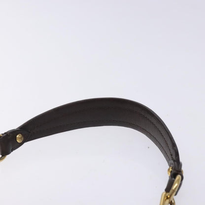 Louis Vuitton Charms Pochette PVC Over Printed Silk, BROWN, CANVAS, Clutche & pouche