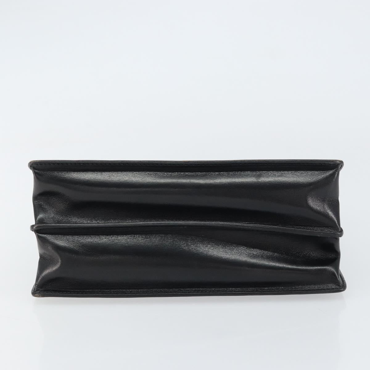 Gucci Vintage Handbag Leather, BLACK, LEATHER, Handbag