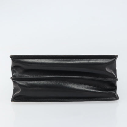 Gucci Vintage Handbag Leather, BLACK, LEATHER, Handbag