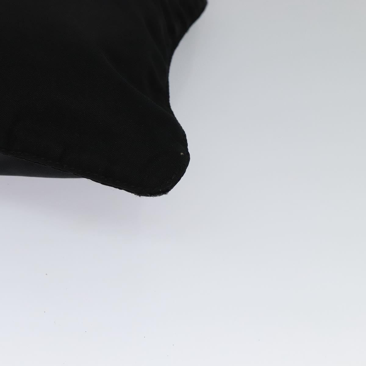 Prada Front Pocket Messenger Bag Tessuto, BLACK, NYLON, Shoulder bag