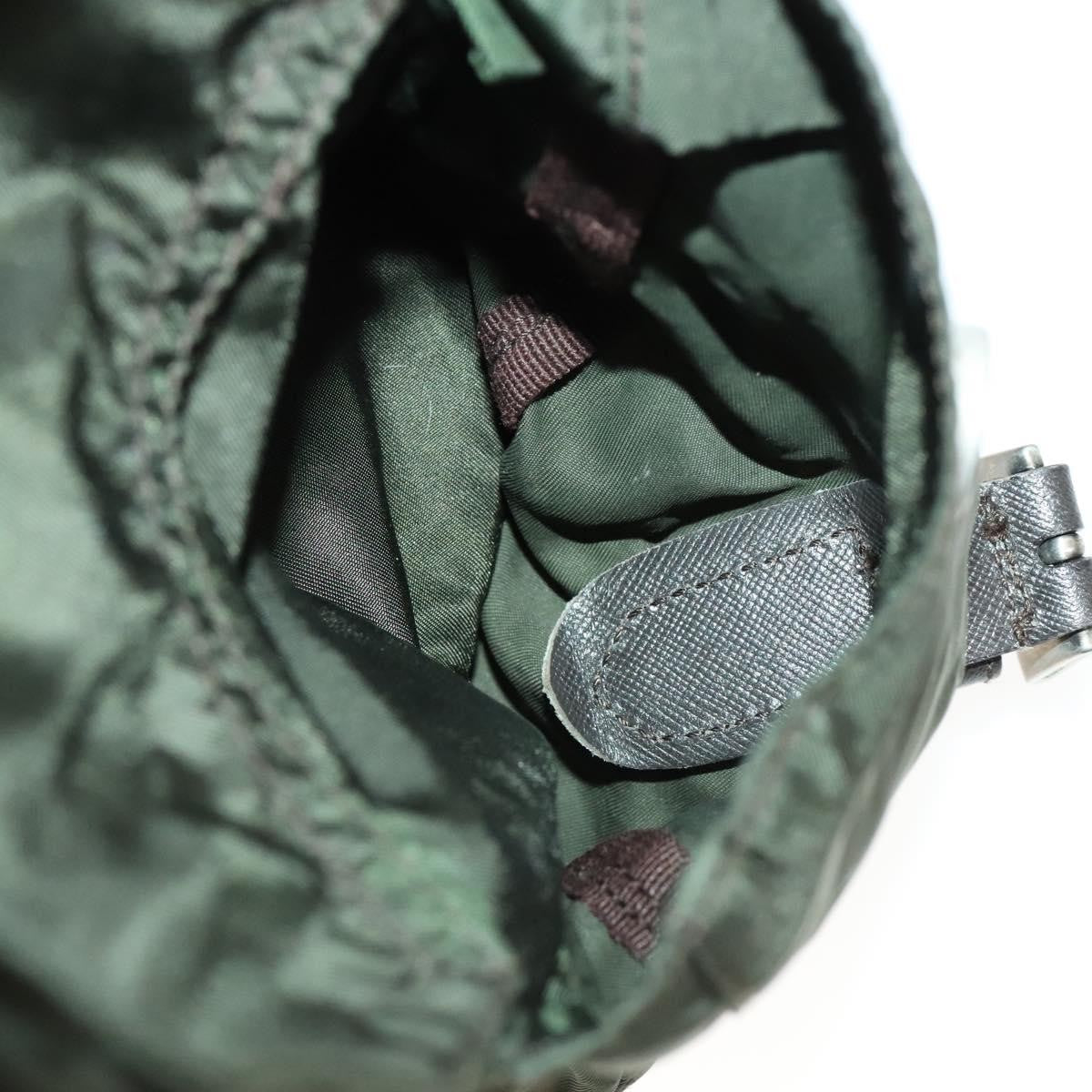 Prada Double Front Pocket Backpack Tessuto, KHAKI, NYLON, Backpack