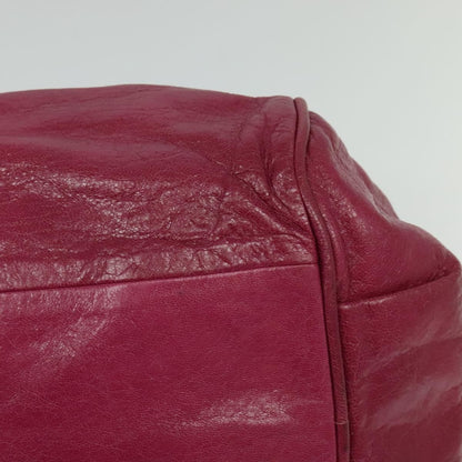 Chloe Ethel Tote Leather, PINK, LEATHER, Tote bag