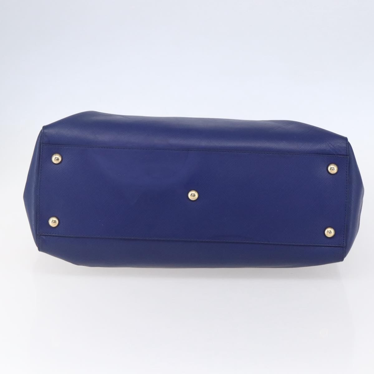 Salvatore Ferragamo Vara Bow Chain Tote Leather, BLUE, LEATHER, Tote bag