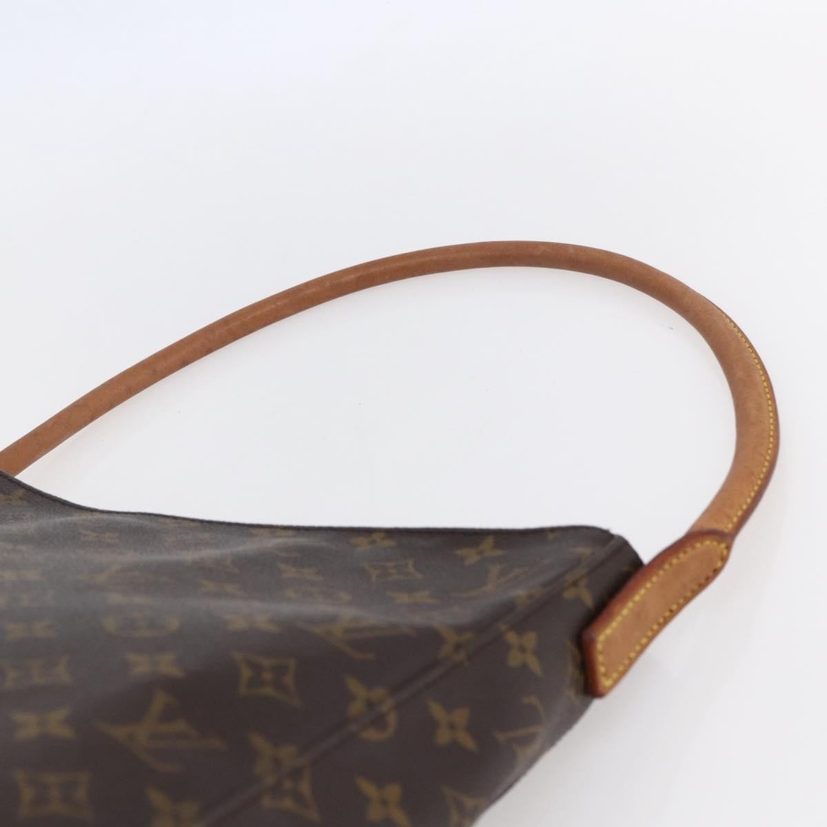 Louis Vuitton Looping Handbag Monogram Canvas, BROWN, CANVAS, Shoulder bag