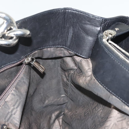 Salvatore Ferragamo Vala Handbag Leather, BLACK, LEATHER, Handbag