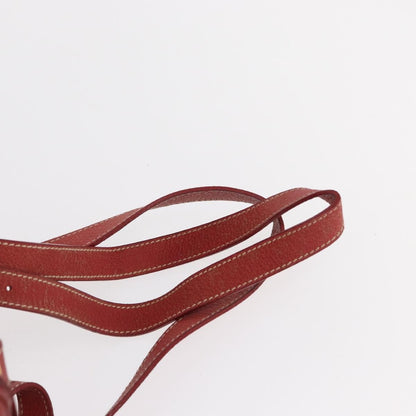 Gucci Vintage Bamboo Backpack Suede, RED, SUEDE, Backpack