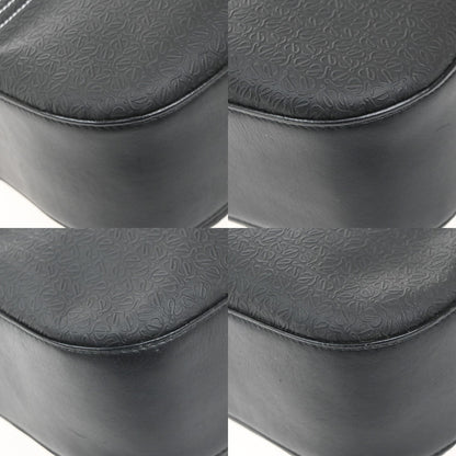 Loewe Anagram Shoulder Bag Leather, BLACK, PVC, Shoulder bag