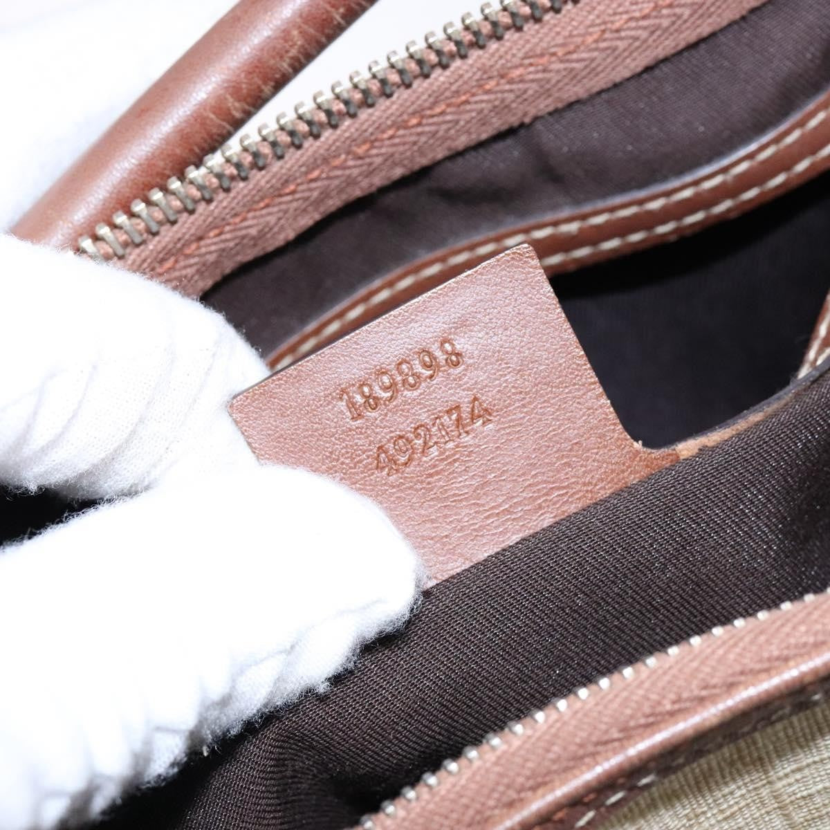 Gucci GG supreme handbag GG canvas, WHITE, PVC, Handbag