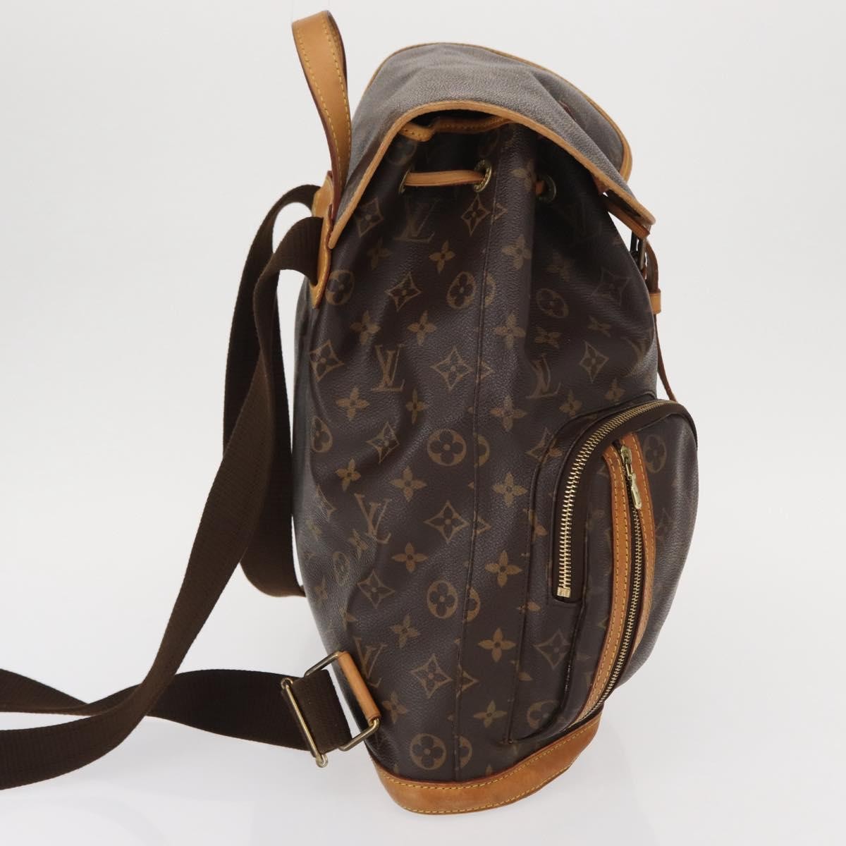 Louis Vuitton Bosphore Backpack Monogram Canvas, BROWN, CANVAS, Backpack