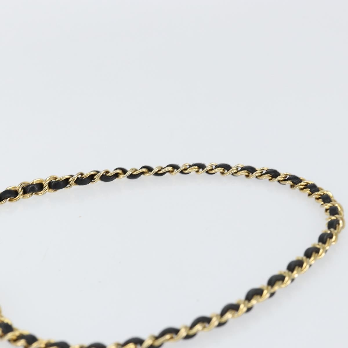 Bally Vintage Chain Shoulder Bag Quilted Leather, BLACK, LEATHER, Shoulder bag