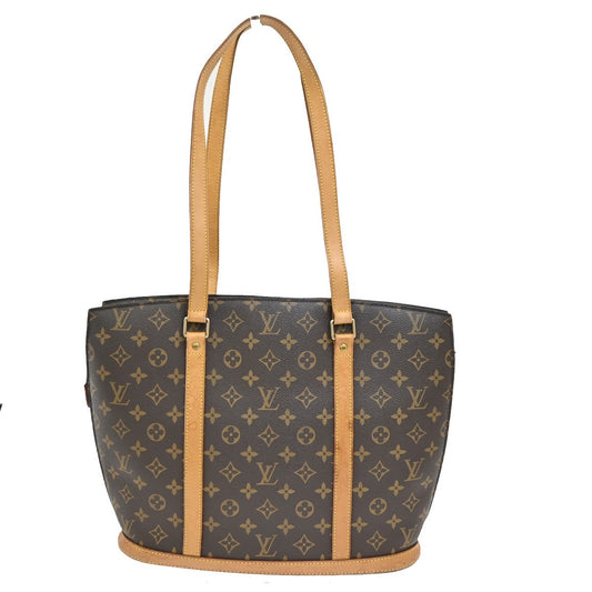 Louis Vuitton Babylone Handbag Monogram Canvas, BROWN, CANVAS, Shoulder bag