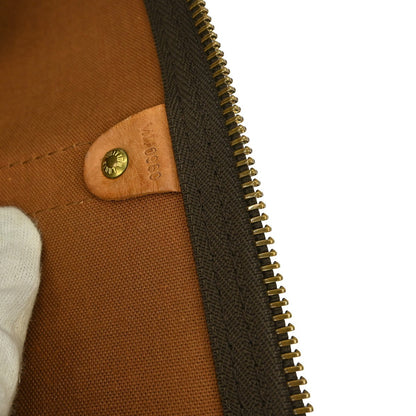 Louis Vuitton Keepall Bandouliere Bag Monogram Canvas, BROWN, CANVAS, Travel bag
