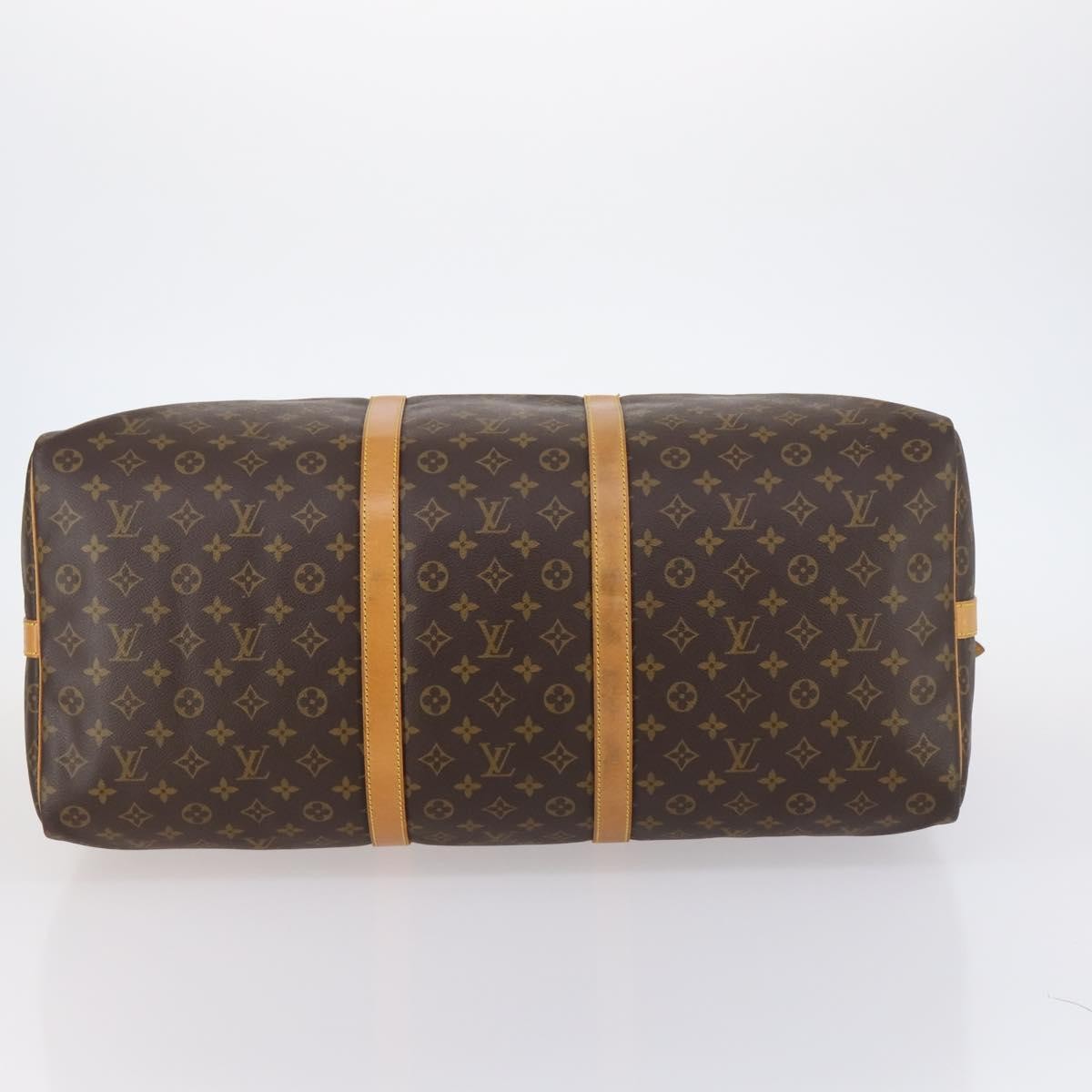 Louis Vuitton Keepall Bandouliere Bag Monogram Canvas, BROWN, CANVAS, Travel bag