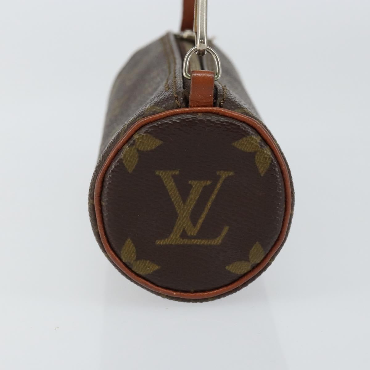 Louis Vuitton Papillon Pochette Monogram Canvas, BROWN, CANVAS, Clutche & pouche
