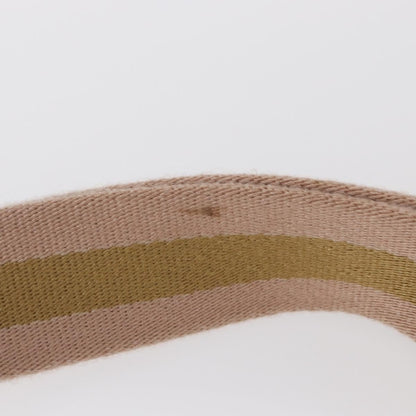 Gucci Vintage Double Belt Bag GG Canvas with Leather, BEIGE, CANVAS, Shoulder bag